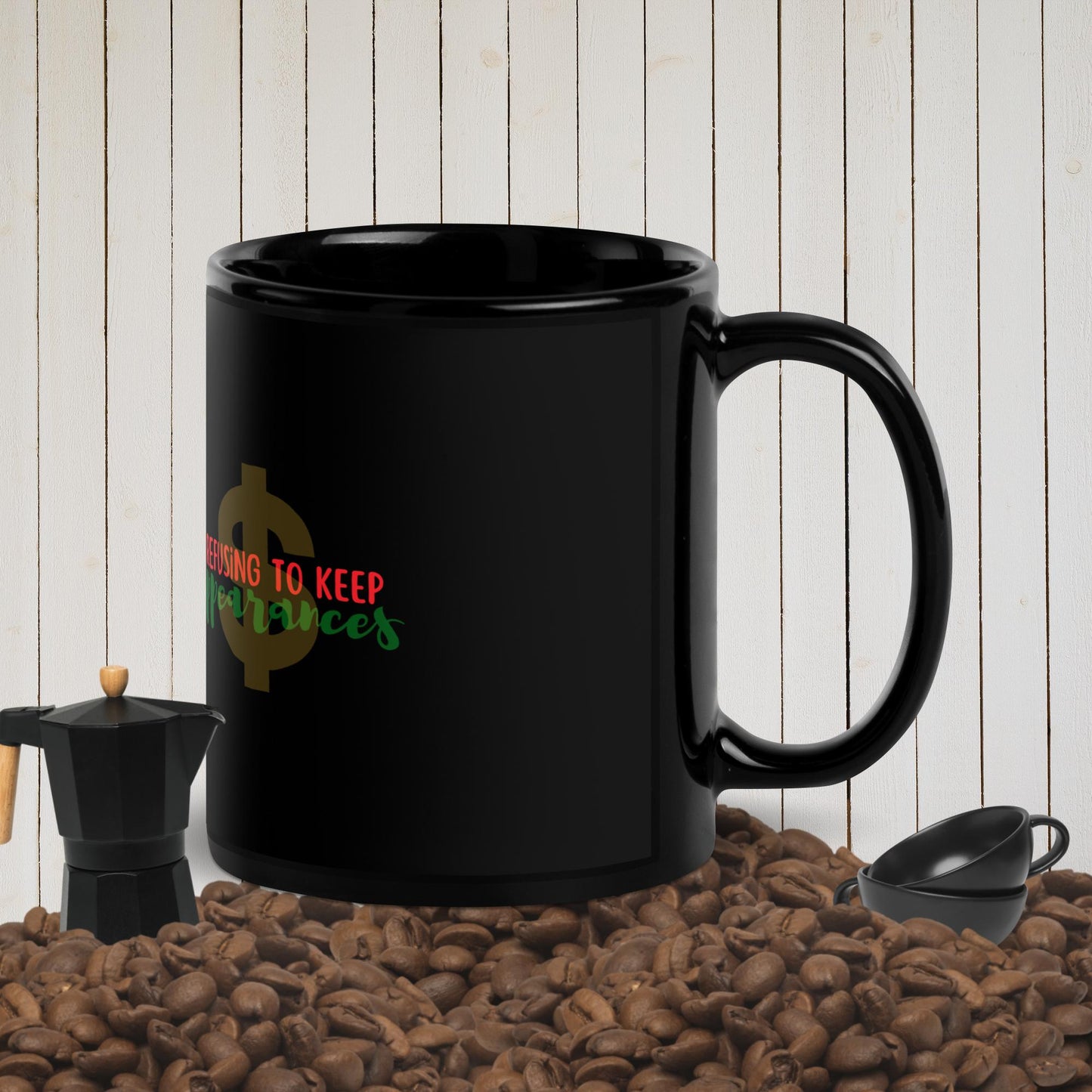 Black Glossy Mug