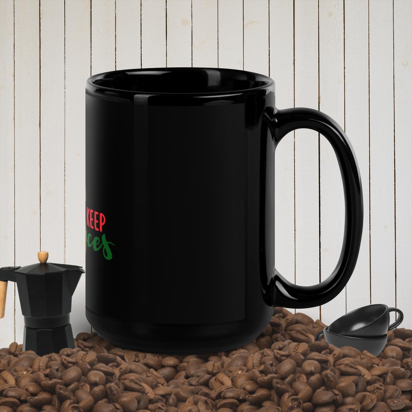 Black Glossy Mug