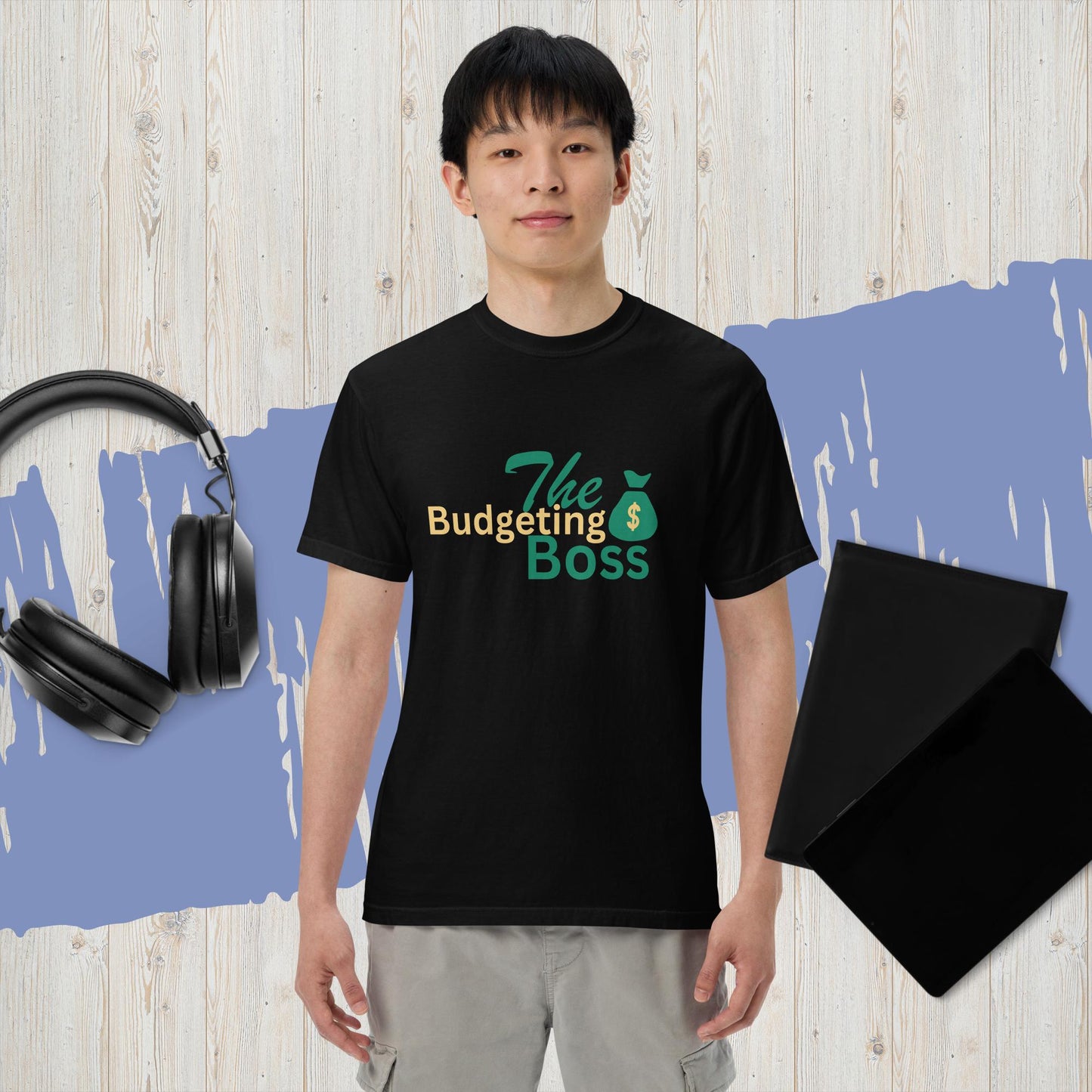 Men’s garment-dyed heavyweight t-shirt