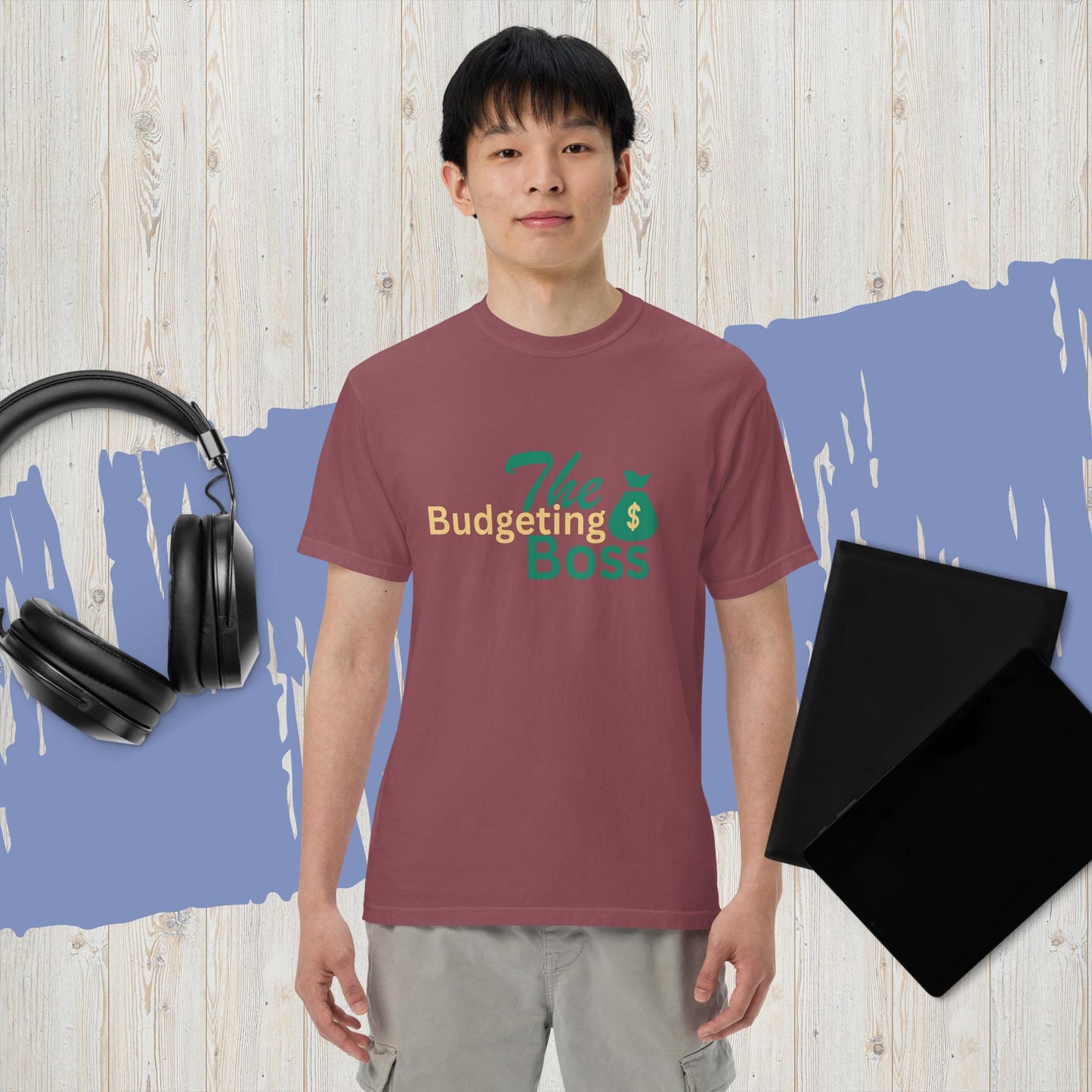 Men’s garment-dyed heavyweight t-shirt