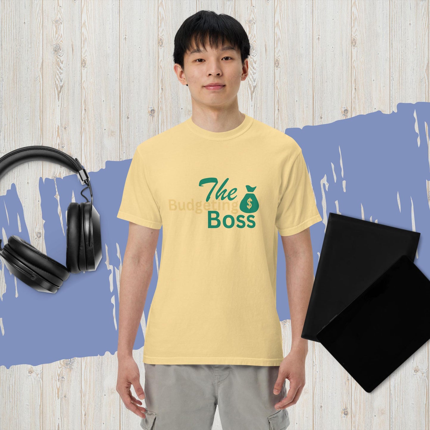 Men’s garment-dyed heavyweight t-shirt