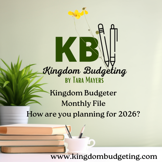 Kingdom Budgeter - TRANSFORM YOUR 2026
